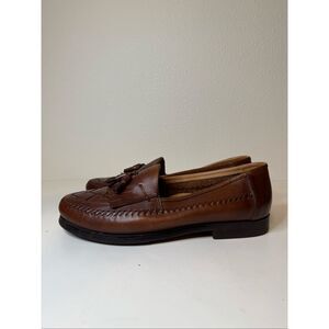 Giorgio Brutini Tassel Weaver Brown Loafers Size 12EEE